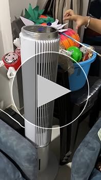 冷風機♥涼しいです～ Amazon | 冷風機 冷風扇 【2024強力送風&イオン除菌&自動首振り